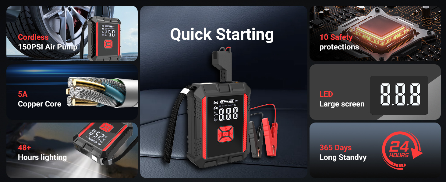 Jump Starter Power Pack