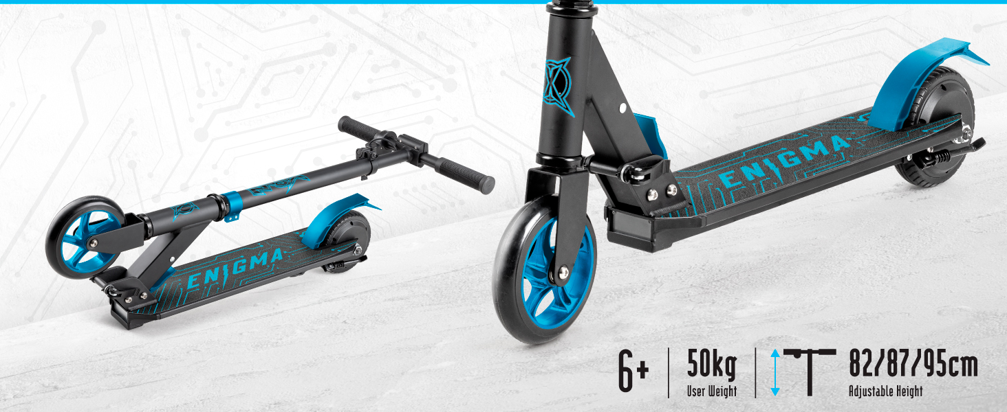 kids electric scooter blue lithium battery e scooter