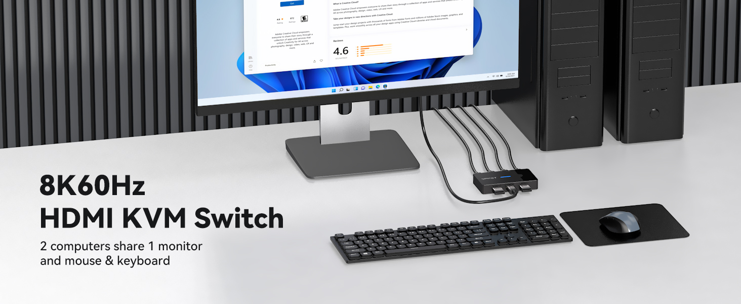 HDMI KVM Switch 2 Port