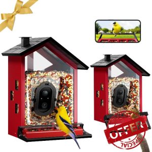 Smart Bird Feeder with Camera Squirrels-Proof
