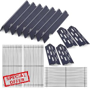 Grill Grate and Flavorizer Bars Heat Deflector Grill Parts for Weber Genesis 2 GS4 Grates 66089 66097
