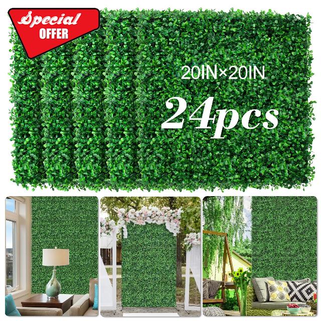 AOKIE 20"X20" Artificial Grass Wall