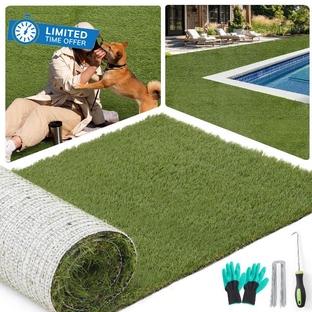 Artificial Turf 6ft x 10ft with Drainage Holes