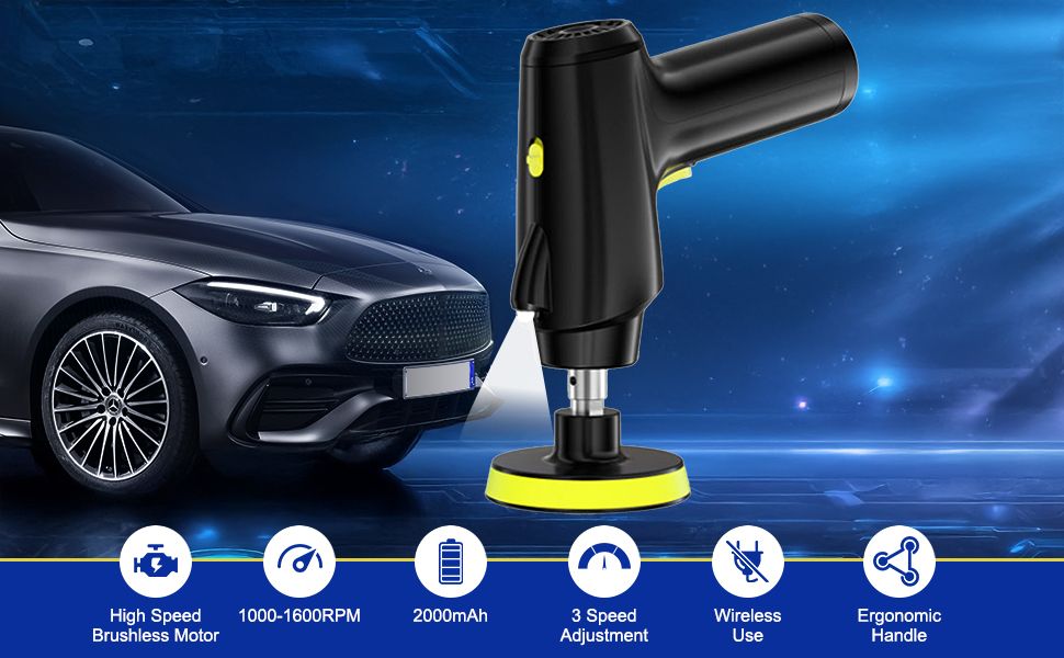 Cordless Car Polisher Buffer