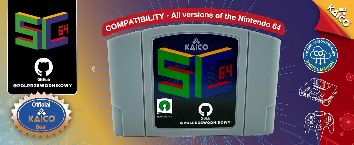 SummerCart64 N64 Flash Cart Nintendo 64 64DD Emulation Open Source Flashcart Homebrew Cartridge
