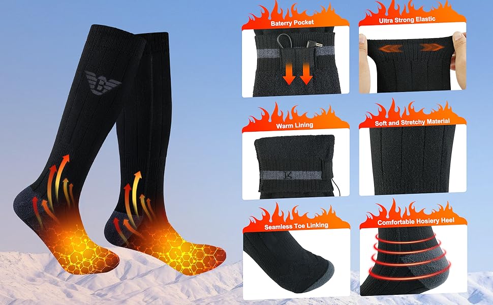 heated socks