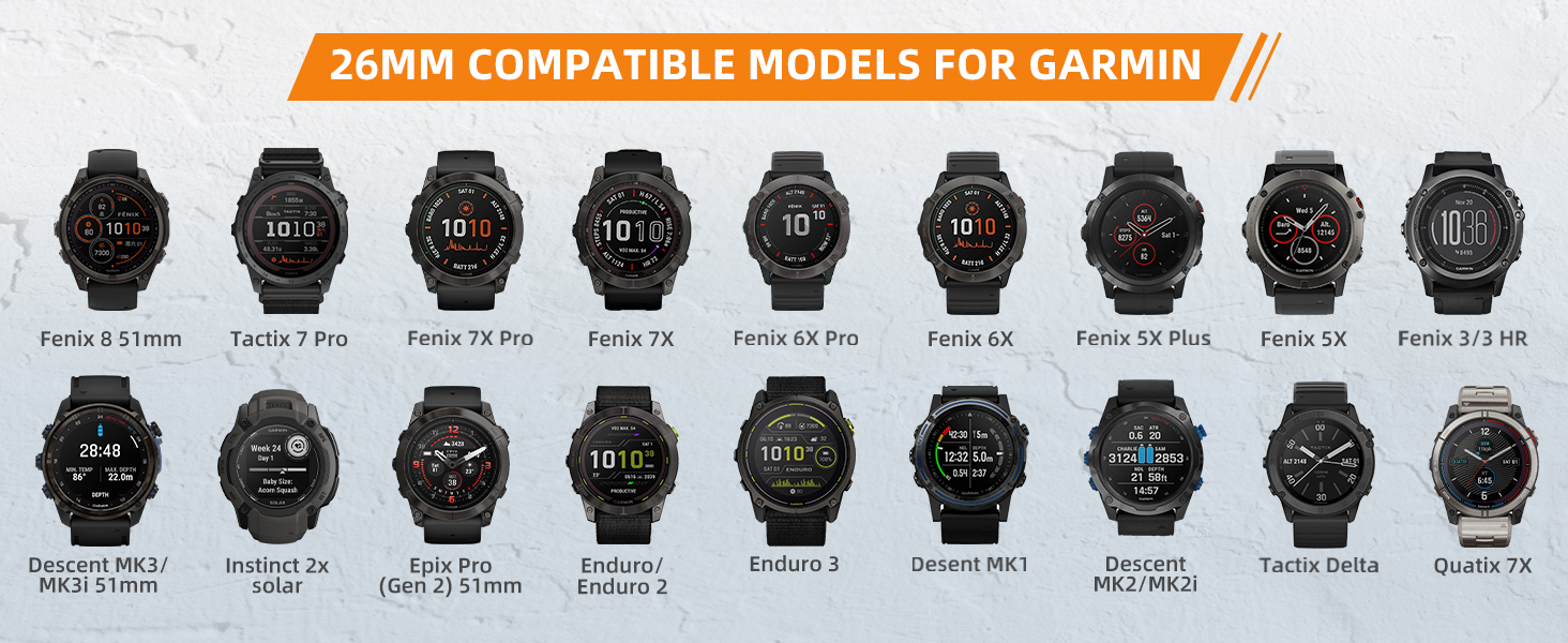 garmin fenix 8 strap 51mm