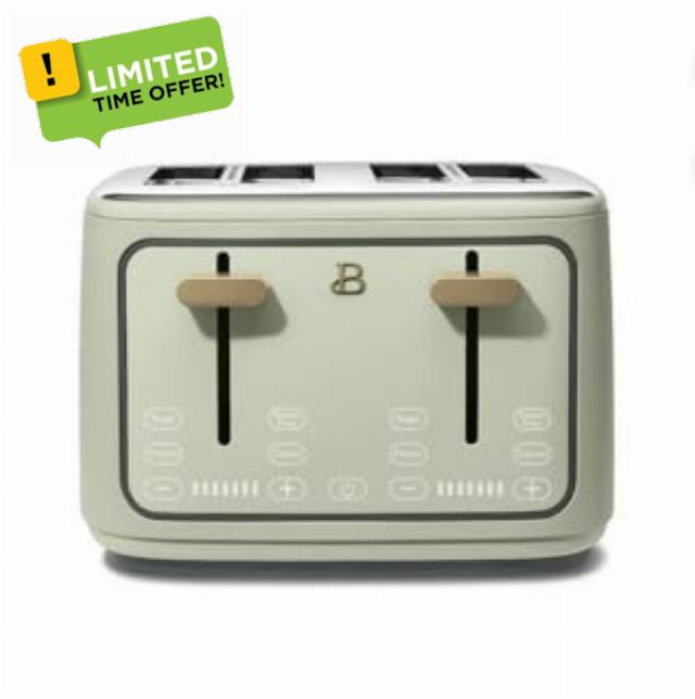 Beautiful 4-Sl ce Toaster with Touch Display