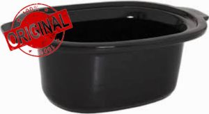 Ceramic Crockpot Insert slow cooker SS-990903 black 6.5 Quart Capacity fits models SD700450/9J