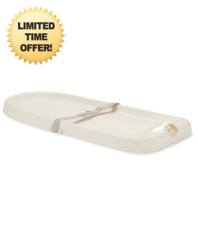Skip Hop Baby Changing Pad Nursery Style Light-Up Wipeable and Contoured with Cushioned Foam Fits Standard Changing Tables Oat