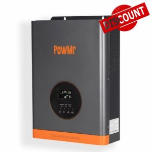 PowMr 3000W Solar Inverter 24VDC to 110V/240VAC