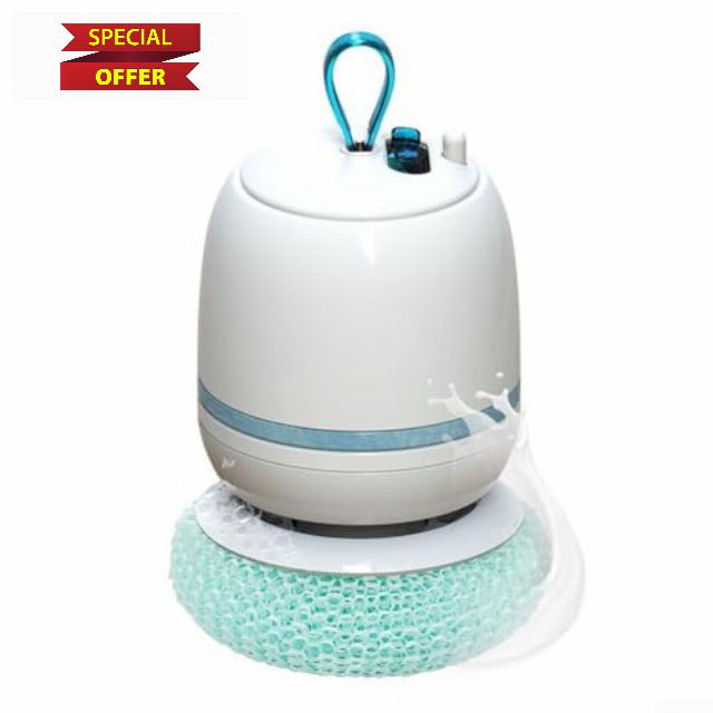 Compact Wireless Electric Dishwasher for Efficient Kitchen Cleaning and Stain Removal (Gold)