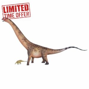 XINPANYIAN HAOLONGGOOD Argentinosaurus with Huayangosaurus Dinosaur Ancient Prehistory Animal Model