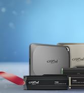 Crucial P310 1TB SSD M.2 2280 NVMe PCIe Gen4 Internal Gaming SSD, Up to 7,100MB/s, Laptop & Deskt...