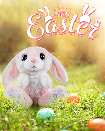 plush easter bunny