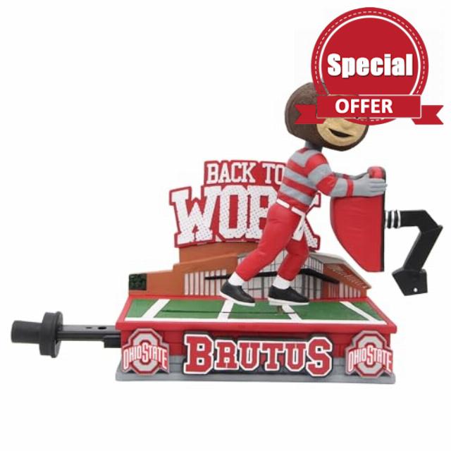 Brutus Buckeye Ohio State Buckeyes 2023 Training Camp Bobblehead College