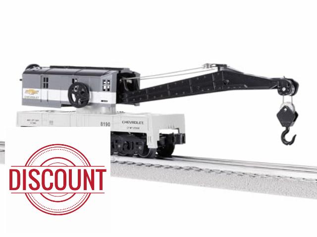 Lionel Chevy O Gauge Model Train Crane Car