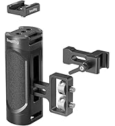 SMALLRIG Aluminum Side Handle for Camera Cages, Universal Ergonomic Side Handgrip with Bulit-in 1...