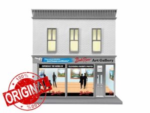 Lionel Bob Ross Plug-Expand-Play Art Gallery Model Train Accessory