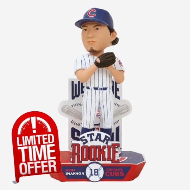 Shota Imanaga Chicago Cubs Star Rookie Bobblehead MLB Baseball
