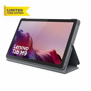 Lenovo Tab M9-2023 - Tablet - Long Battery Life - 9" HD - Front 2MP & Rear 8MP Camera - 3GB Memory - 32GB Storage - Android 12 or Later - Folio Case Included