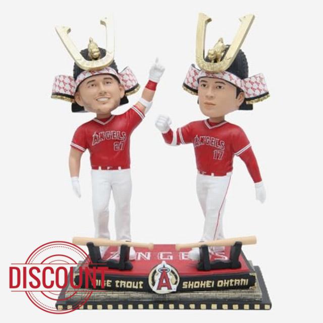 Shohei Ohtani & Mike Trout Los Angeles Angels Dual Home Run Celebration Bobblehead MLB