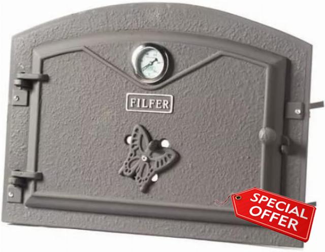 Cast Iron Pizza Oven Door - Wood Fired - Sor Pampa Grill Cod 22