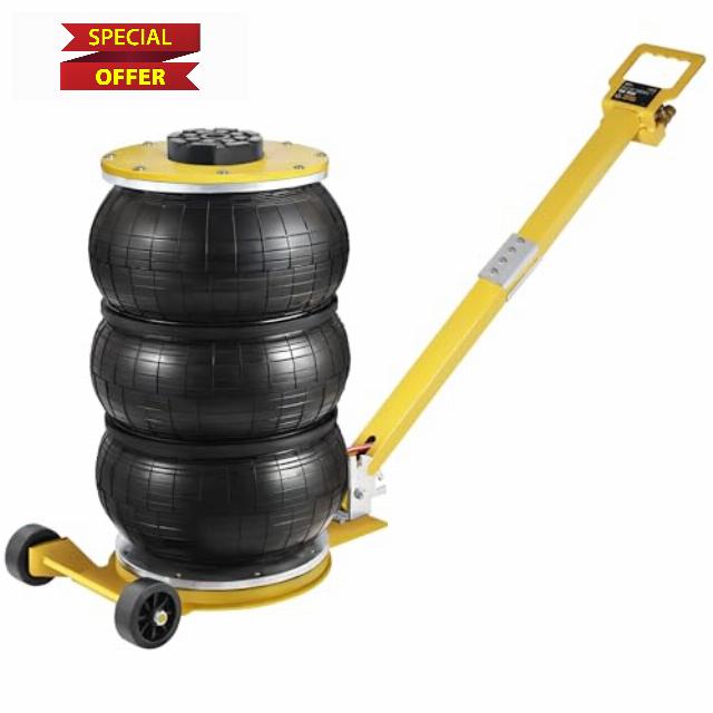 YELLOW JACKET Air Jack 5 Ton Airbag Jack with Adjustable Long Handle and Six Steel Pipes