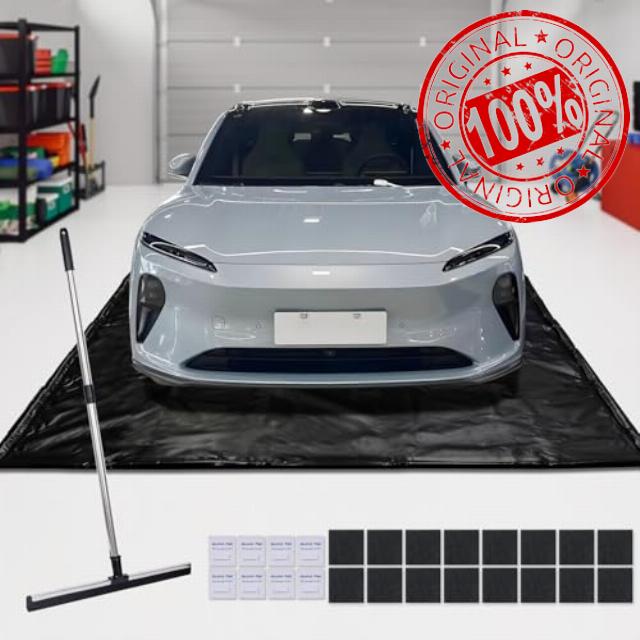 Garage Floor Mat Heavy Duty Waterproof Non-Slip Containment Mat Protection from Snow