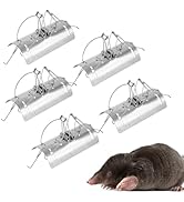 REPELEM Claw Mole Trap Reusable Mole Traps, Rust-Free Garden Protection Humane Vole & Mole Killer...