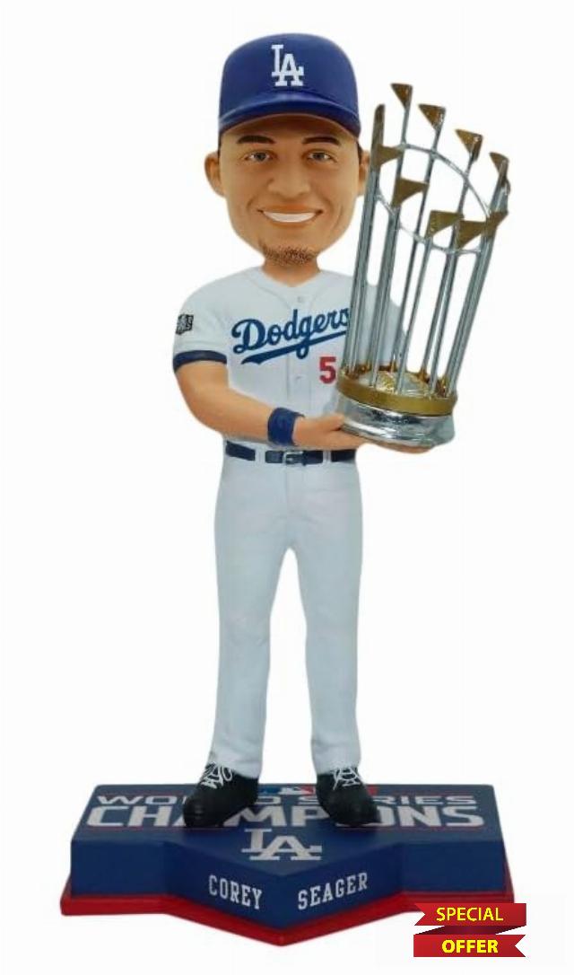 Corey Seager Los Angeles Dodgers 2020 World Series Champions Bobblehead MLB