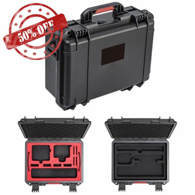 LICHIFIT Waterproof Hard Case for Insta360 Ace/Ace Pro Sports Camera Double Layer Carrying Case Suitcase Organizer Box Travel Storage Shell