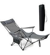 COSTWAY Folding Directors Chair, Oversized Camping Chairs with Side Table, Storage Pocket, Cooler...