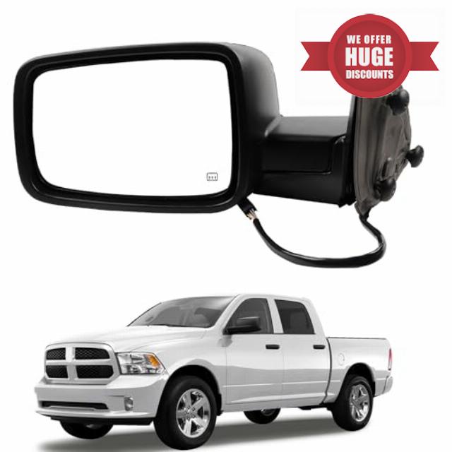 Dasbecan Left Side Mirror Compatible with 2014-2018 Ram 1500