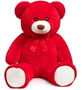 HollyHOME Giant Teddy Bear 90cm Large Teddy Soft Plush Toy Cute Bear 36 Inch Birthday Love Gifts ...