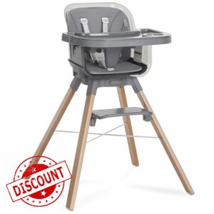 Evolur 360° Bloom Highchair in Storm Gray