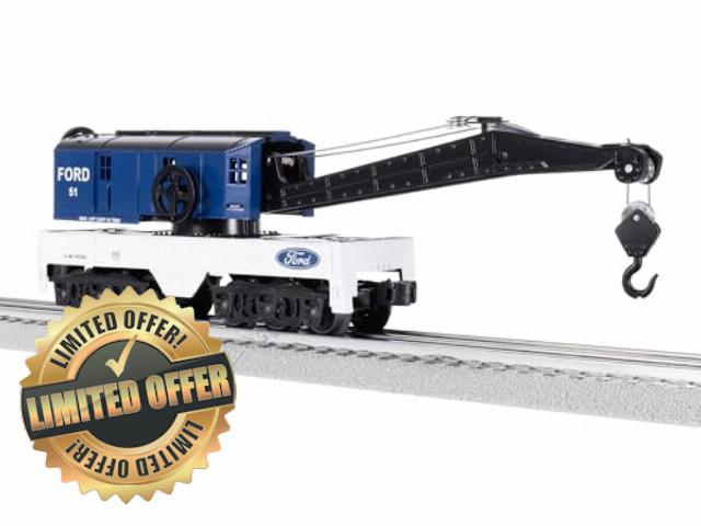 Lionel Ford O Gauge Model Train Crane Car