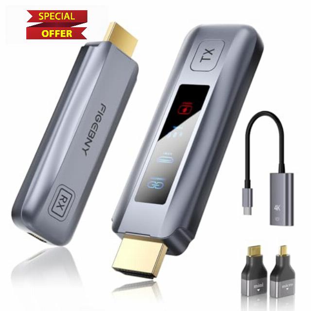 Wireless HDMI Transmitter and Receiver 4K Larger LED Screen Display