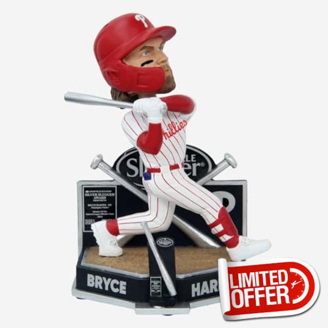 Bryce Harper Philadelphia 2023 Silver Slugger Bobblehead Phillies Baseball