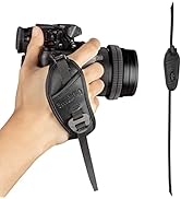 SMALLIRG Camera Wrist Strap, Vintage Leather Camera Hand Strap for DSLR SLR Mirrorless, Adjustabl...