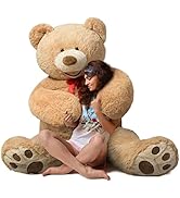 HollyHOME 90cm Giant Teddy Bear Cuddly Bear Lover's Gift Soft Plush Toy Stuffed Animals Doll Birt...