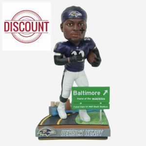 Derrick Henry Baltimore Ravens Next Stop Bobblehead NFL