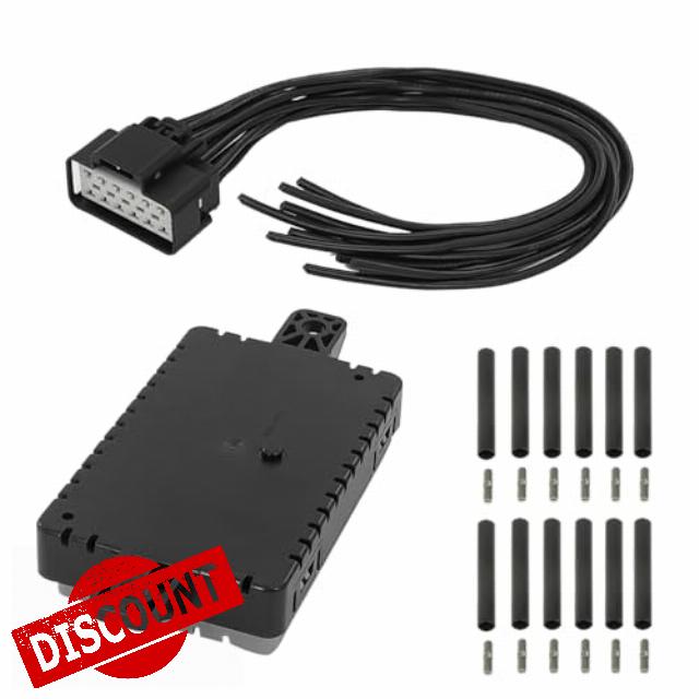 601-704 Seat Heater Control Module w/Pigtail Kit Compatible with Ford Edge Explorer F-150 F250 F350 F450 F550 Super Duty Compatible with Lincoln MKS MKTMKZ BU5Z14C724A