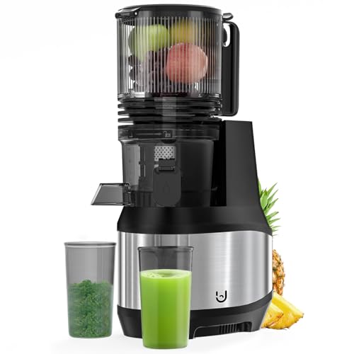 6.2" Inch Feeding Chute Supports Whole Fruits and Vegetables,350W Slow Cold Press Juicer,Easy to Clean