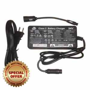 24V 2A Class 2 Lithium Battery Charger for Folding Wheelchair with Brushless Motors