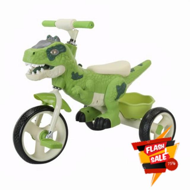 Dinosaur Kids Tricycle for Rider- Toddlers Kid Trike Bike Big Wheel with Music