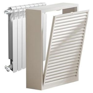Decorative Aluminium Heating Cabinet Shelf Pipe Valve Privacy Barrier