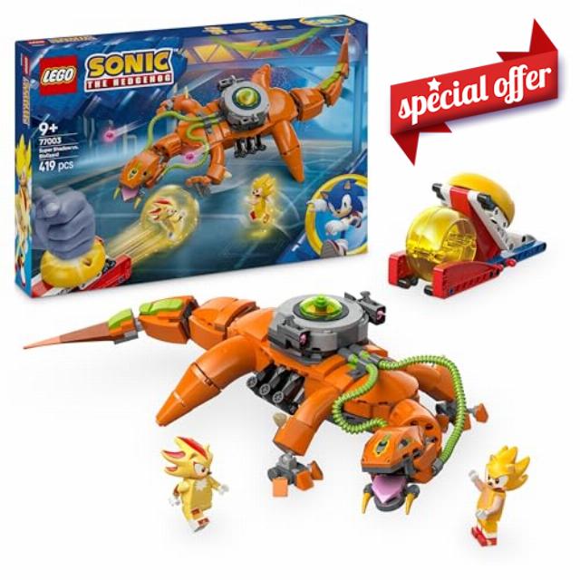 LEGO Sonic the Hedgehog Super Shadow vs. Biolizard Set
