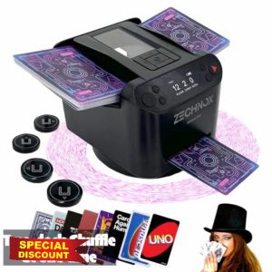 2025 New Smart 2-in-1 Automatic Card Shuffler and Dealer