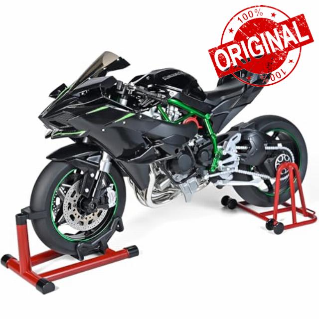 Die Cast Motorcycle 1:6 Scale for Kawasaki H2R Motorcycle Alloy Racing Motorcycle Model Power Toy Motorcycle Collection Kawasaki Model Motorcycle
